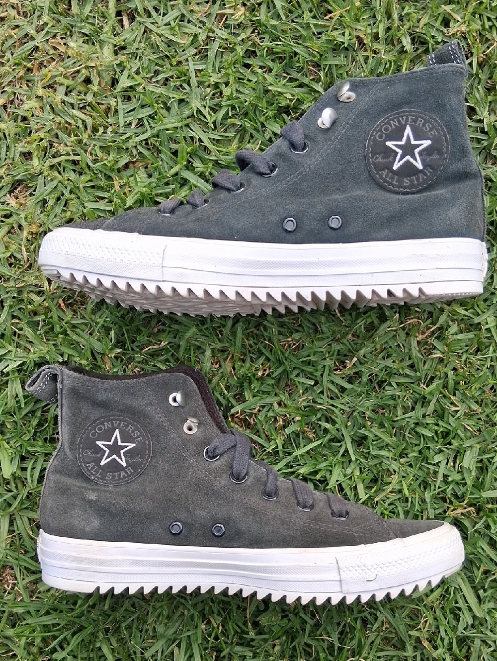 Converse Charcoal High-Top Sneakers - Picture 2 of 11